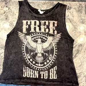 Born to be free tank top